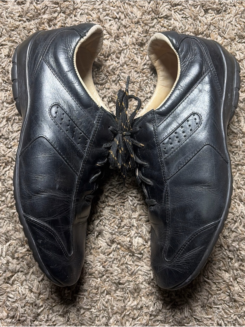 Allen Edmonds Peyton Men’s 11 EEE Black Leather Lace Up Comfort Shoes USA